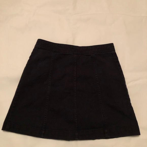 Divided by H&M Black Denim Mini Skirt - Size 4 - Picture 2 of 3